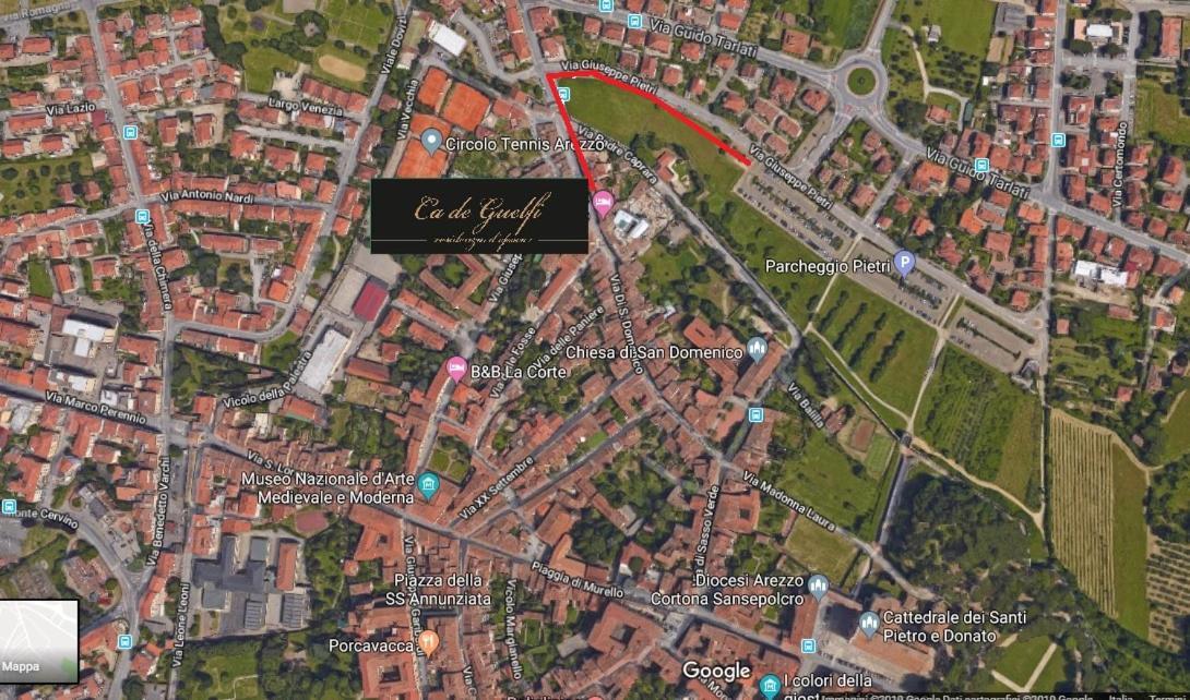 Ca De Guelfi Residenza D'Epoca Bed & Breakfast Arezzo Luaran gambar